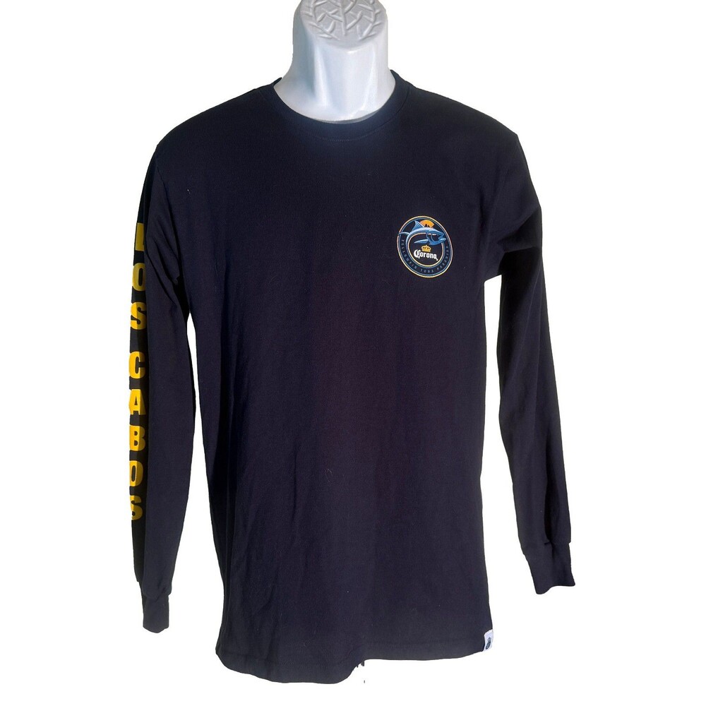 CORONA YELLOWFIN TUNA PARADISE LOS CABOS Long Sleeve T-Shirt‎ Blue Small
